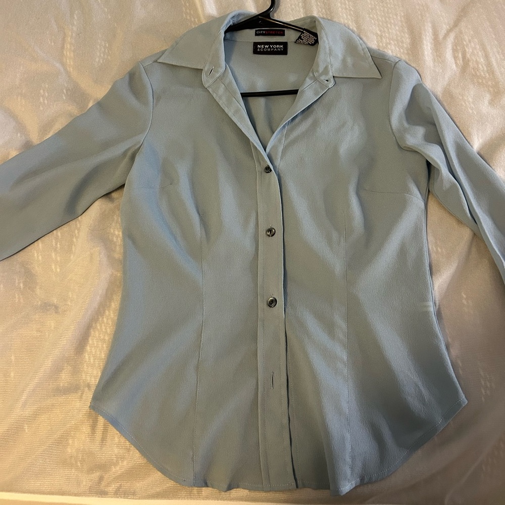 Baby Blue NYC Button Down